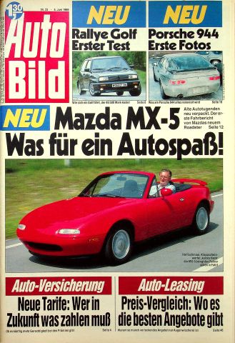 Deckblatt Auto Bild (23/1989)